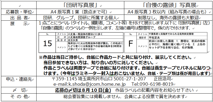 団研写真展