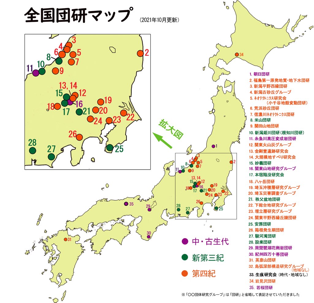 地学団体研究会（AGCJ）